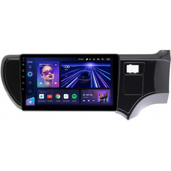 Штатная магнитола Toyota Aqua (2011-2021) Teyes CC3 360 9 дюймов 6/128 RM-9205 на Android 10 (4G-SIM, DSP, QLed)