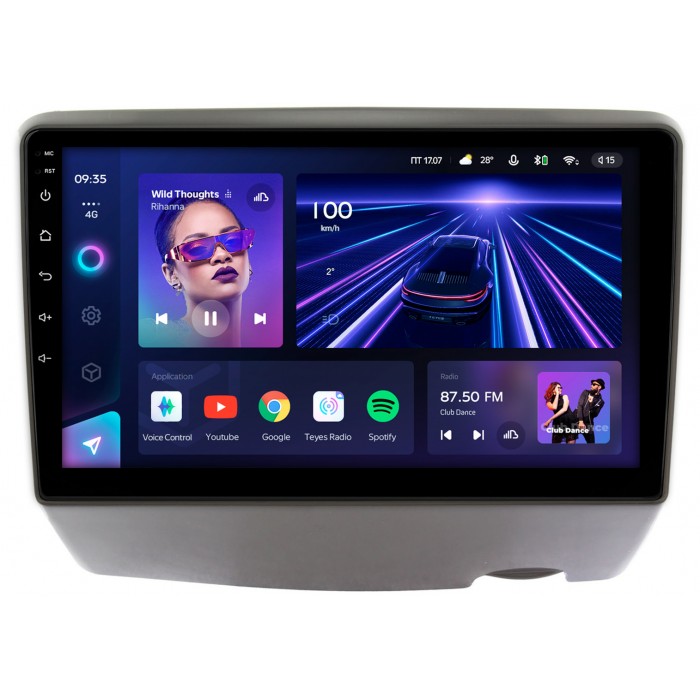 Штатная магнитола Toyota Vitz I (XP10) 1999-2005 Teyes CC3 360 9 дюймов 6/128 RM-9294 на Android 10 (4G-SIM, DSP, QLed)