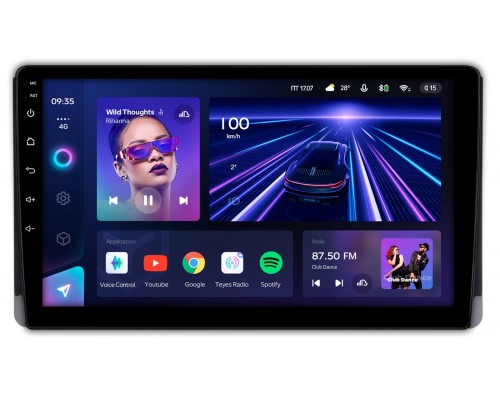 Toyota Highlander (U70) (2019-2022) Teyes CC3 2K 9.5 дюймов 4/64 RM-9-1439 на Android 10 (4G-SIM, DSP, QLed)