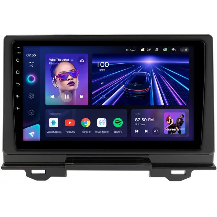 Штатная магнитола Honda Vezel 2 (2021-2022) Teyes CC3 2K 9.5 дюймов 6/128 RM-9-1148 на Android 10 (4G-SIM, DSP, QLed)