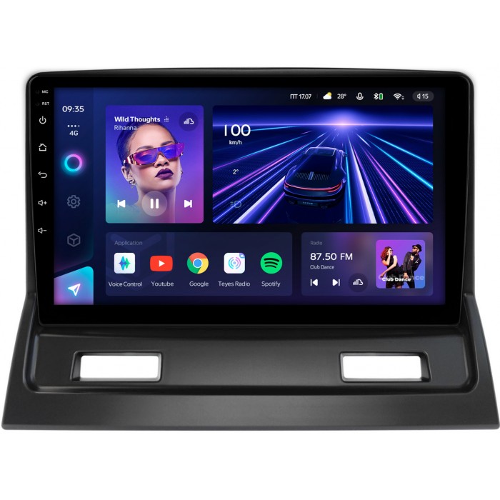 Штатная магнитола Mitsubishi Galant 9 (2003-2012) Teyes CC3 9 дюймов 6/128 RM-9-118 на Android 10 (4G-SIM, DSP, QLed)