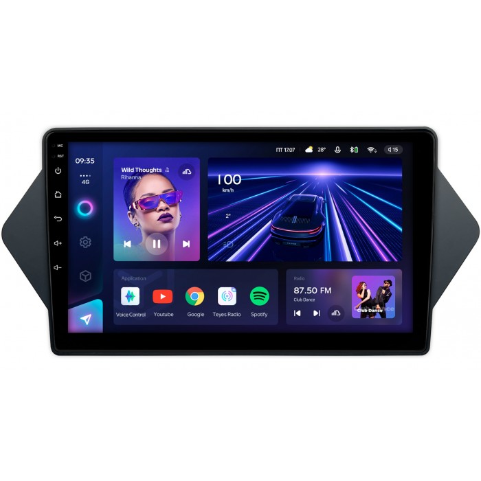 Штатная магнитола Acura MDX 2 (2006-2013) Teyes CC3 9 дюймов 6/128 RM-9-1199 на Android 10 (4G-SIM, DSP, QLed)
