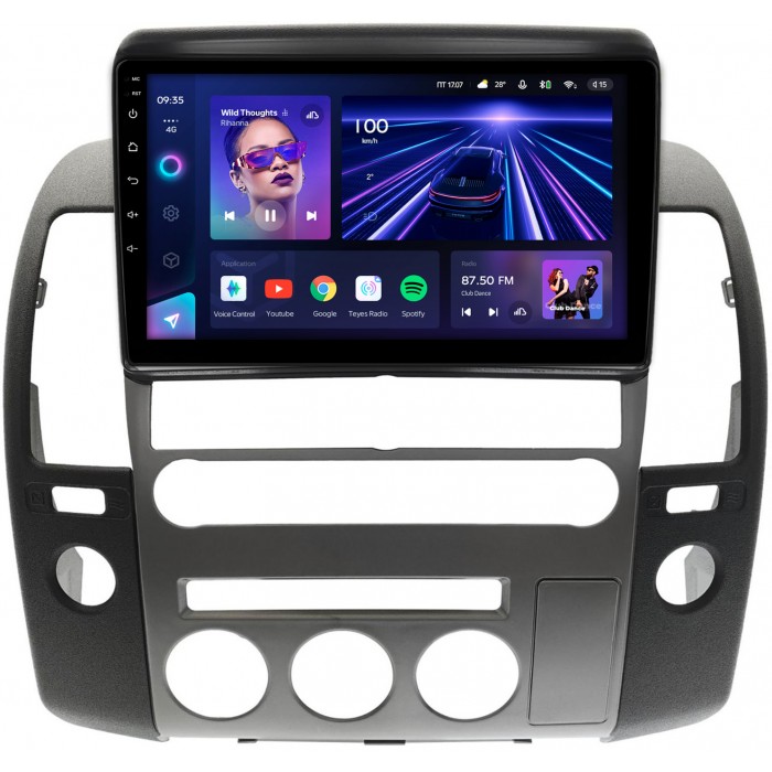 Штатная магнитола Nissan Pathfinder III 2004-2014 Teyes CC3 9 дюймов 6/128 RM-9-1424 на Android 10 (4G-SIM, DSP, QLed)