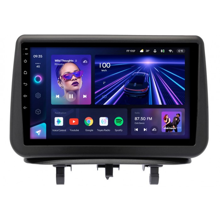 Штатная магнитола Opel Meriva B (2010-2018) Teyes CC3 2K 9.5 дюймов 6/128 RM-9-1455 на Android 10 (4G-SIM, DSP, QLed)
