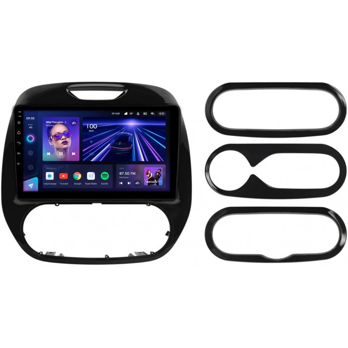Штатная магнитола Renault Kaptur 2016-2021 Teyes CC3 2K 9.5 дюймов 6/128 RM-9-161 на Android 10 (4G-SIM, DSP, QLed)