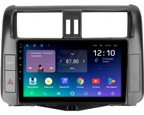 Toyota LC Prado 150 2009-2013 (для авто с круговым обзором) Teyes SPRO PLUS 9 дюймов 4/64 RM-9-2750 на Android 10 (4G-SIM, DSP, IPS)