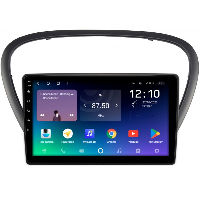 Штатная магнитола Peugeot 607 (2004-2010) Teyes SPRO PLUS 9 дюймов 6/128 RM-9-6060 на Android 10 (4G-SIM, DSP, IPS)