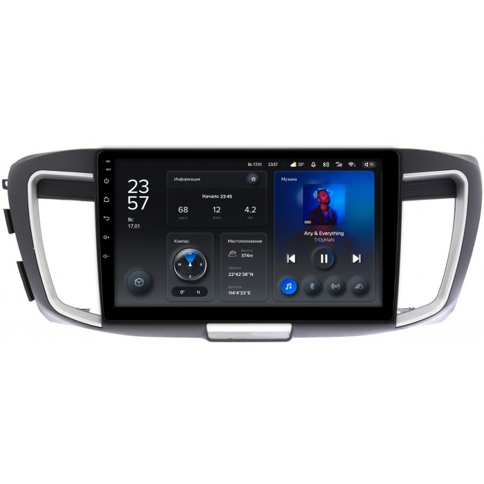 Штатная магнитола Honda Accord 9 (2012-2019) Teyes X1 10 дюймов 2/32 RM-10-1151 на Android 10 (4G-SIM, DSP)