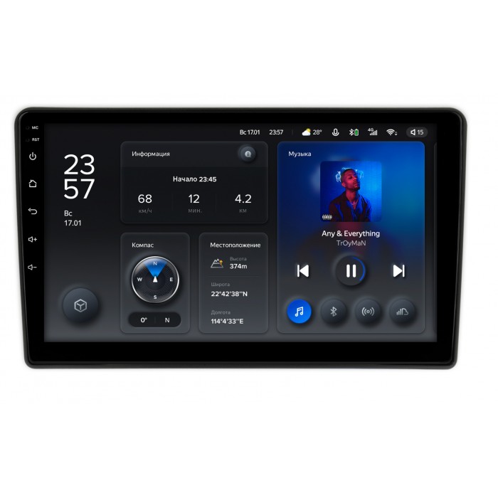 Штатная магнитола Mazda Tribute (2000-2007) Teyes X1 9 дюймов 2/32 RM-9-072 на Android 10 (4G-SIM, DSP)