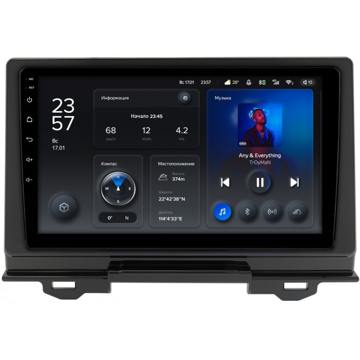 Штатная магнитола Honda Vezel 2 (2021-2022) Teyes X1 9 дюймов 2/32 RM-9-1148 на Android 10 (4G-SIM, DSP)