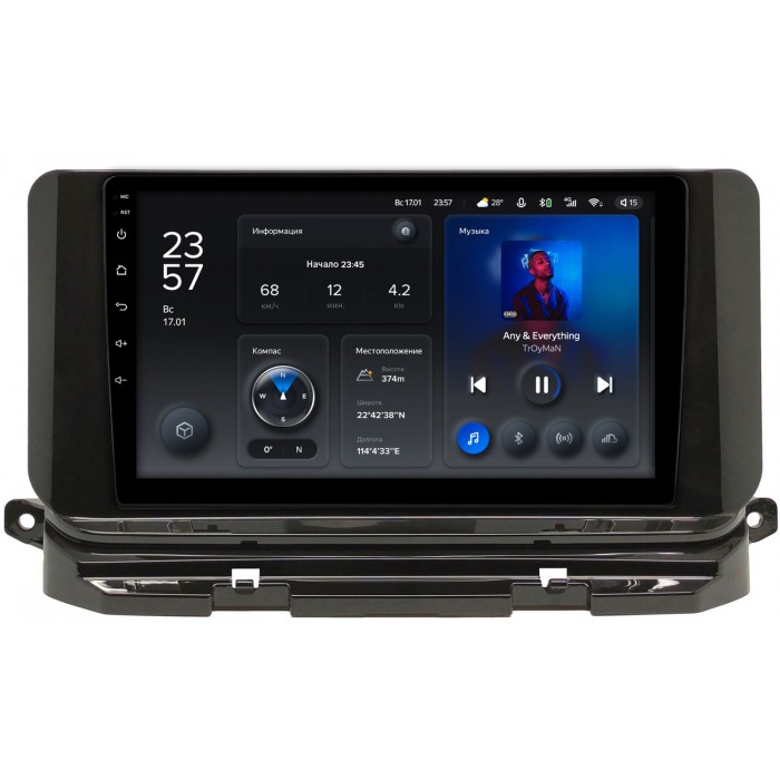Штатная магнитола Skoda Octavia IV (A8) 2019-2022 Teyes X1 WIFI 10 дюймов 2/32 RM-10-1591 на Android 8.1 (DSP, IPS, AHD)