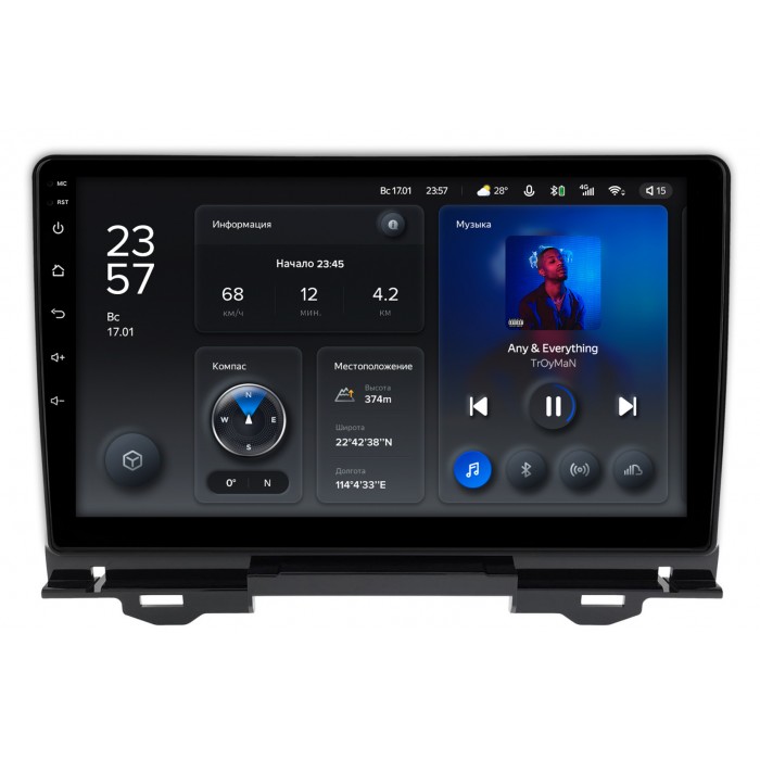 Штатная магнитола Honda Vezel 2 (2021-2022) Teyes X1 WIFI 10 дюймов 2/32 RM-10-224 на Android 8.1 (DSP, IPS, AHD)