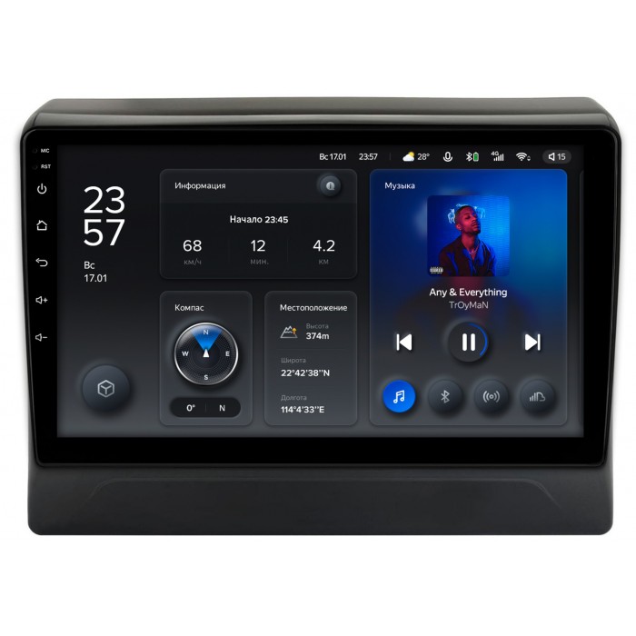 Штатная магнитола Mitsubishi Delica D:5 (2018-2022) Teyes X1 WIFI 10 дюймов 2/32 RM-10-2562 на Android 8.1 (DSP, IPS, AHD)