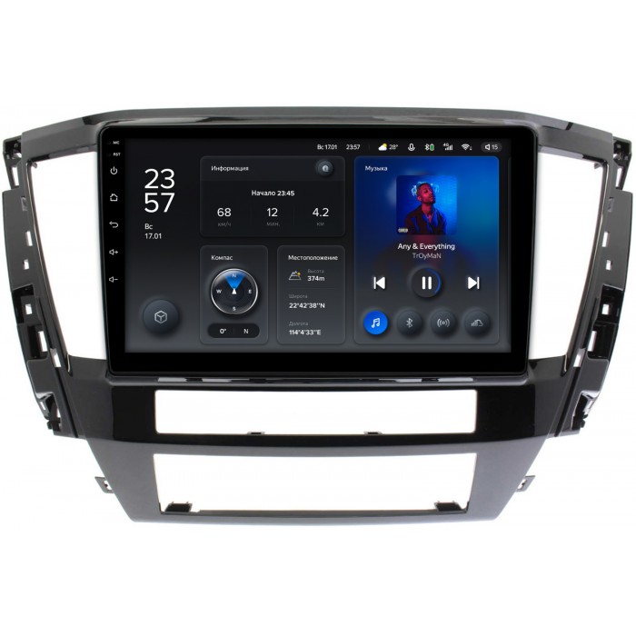 Штатная магнитола Mitsubishi Pajero Sport III (2019-2022) рестайлинг Teyes X1 WIFI 10 дюймов 2/32 RM-10-735 на Android 8.1 (DSP, IPS, AHD)