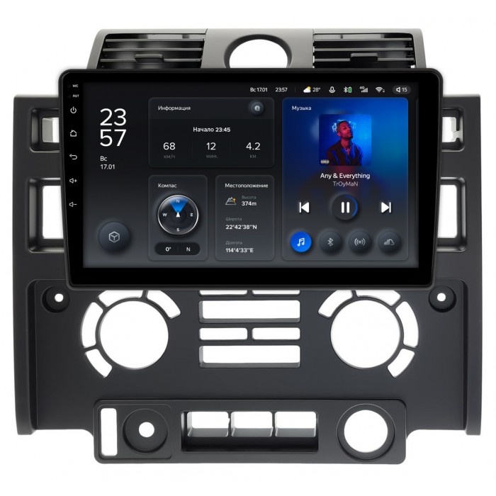 Штатная магнитола Land Rover Defender (2007-2016) Teyes X1 WIFI 9 дюймов 2/32 RM-9-013 на Android 8.1 (DSP, IPS, AHD)