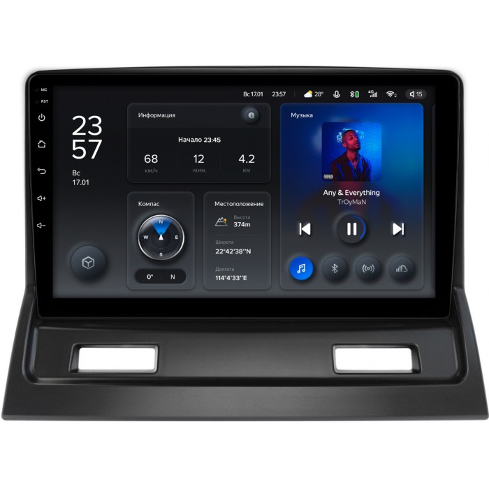 Штатная магнитола Mitsubishi Galant 9 (2003-2012) Teyes X1 WIFI 9 дюймов 2/32 RM-9-118 на Android 8.1 (DSP, IPS, AHD)