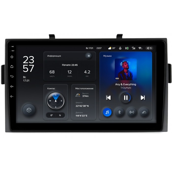 Штатная магнитола Honda Ridgeline (2005-2014) Teyes X1 WIFI 9 дюймов 2/32 RM-9-2685 на Android 8.1 (DSP, IPS, AHD)
