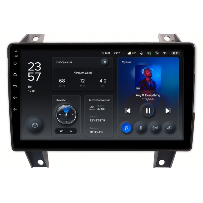 Штатная магнитола Great Wall Pao (2019-2022), Poer (2021-2022) Teyes X1 WIFI 9 дюймов 2/32 RM-9-6973 на Android 8.1 (DSP, IPS, AHD)