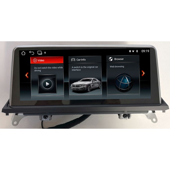 Штатная автомагнитола CarMedia UB-8509 BMW X5 (E70) 2006-2010, X6 (E71 E72) 2007-2012 на Android 7.1