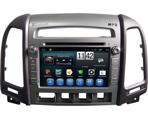 CarMedia KR-7031-4-T8 Hyundai Santa Fe II 2005-2010 (4 кнопки) на Android 9.1
