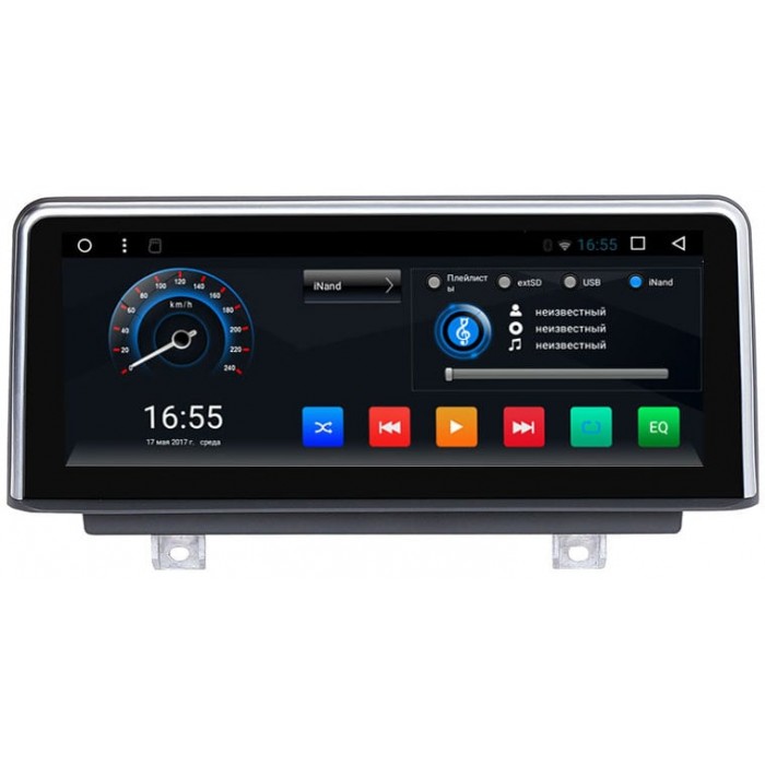 Штатная автомагнитола Carsys NBOX-XS014BG для BMW X5 (E70) 2006-2010, X6 (E71 E72) 2007-2012 Android 6.0.1
