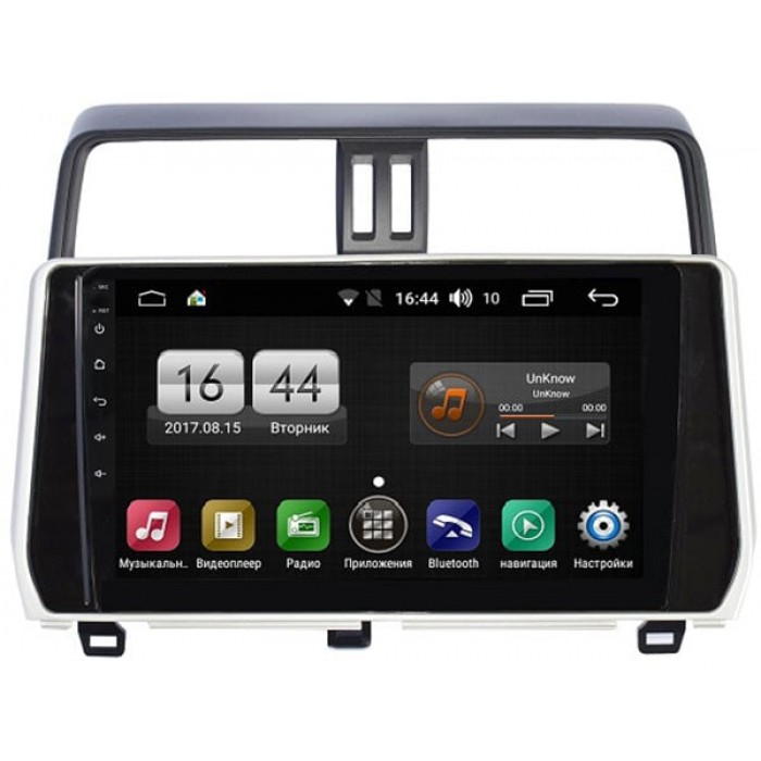 Штатная магнитола FarCar s185 для Toyota LC Prado 150 2017-2019 на Android 8.1 (LY1053R)