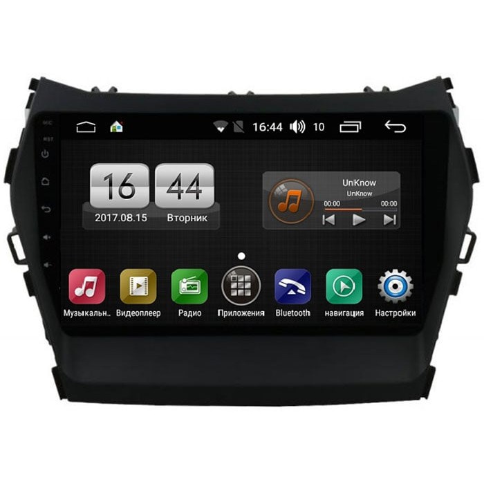 Штатная магнитола FarCar s185 для Hyundai Santa Fe III 2012-2018 на Android 8.1 (LY209R)