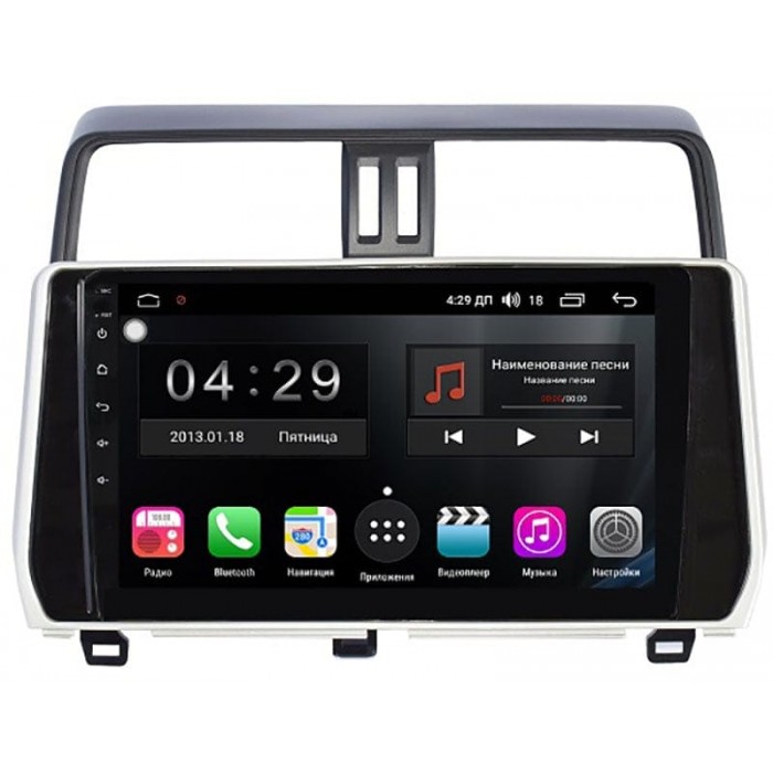 Штатная магнитола FarCar S400 для Toyota Land Cruiser Prado 150 2017-2021 на Android 10 (TG1053R) DSP 3/32