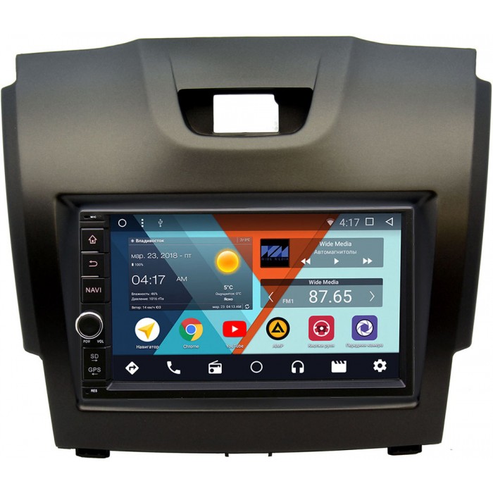 Магнитола в штатное место для Chevrolet Trailblazer II 2012-2016 Wide Media WM-VS7A706NB-1/16-RP-CVTB-20 Android 8.1