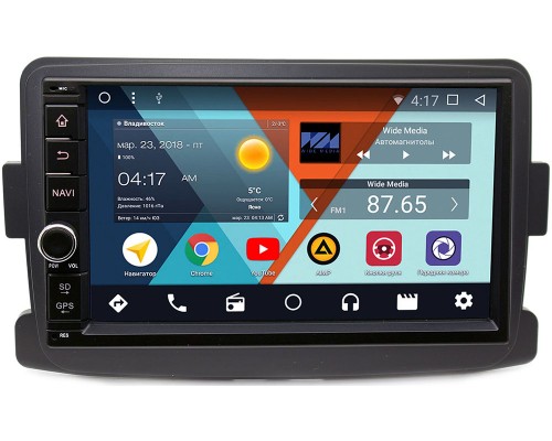Renault Duster, Sandero II, Logan II, Kaptur 2014-2018 Wide Media WM-VS7A706NB-1/16-RP-RNDSb-08 Android 8.1