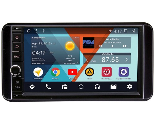Toyota универсальная Wide Media WM-VS7A706NB-1/16-RP-TYUNC-43 Android 8.1