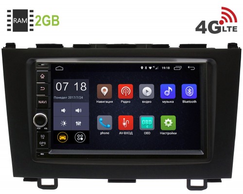 Honda CR-V III 2007-2012 Canbox 1968-RP-HNCRB-45 Android 8.1 (4G LTE 2GB)