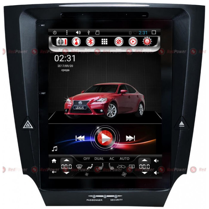 Штатная магнитола Lexus IS 250 (Redpower 31300 Tesla)