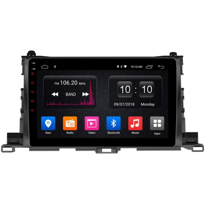 Штатная магнитола Roximo Ownice G30 S1601J для Toyota Highlander (U50) 2014-2019 на Android 9.0