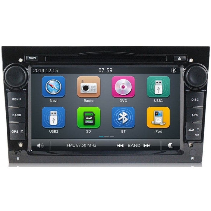 Штатная автомагнитола Zenith NV-151-B Opel Astra H, Antara, Combo, Zafira, Corsa (black) (WinCE 6.2)