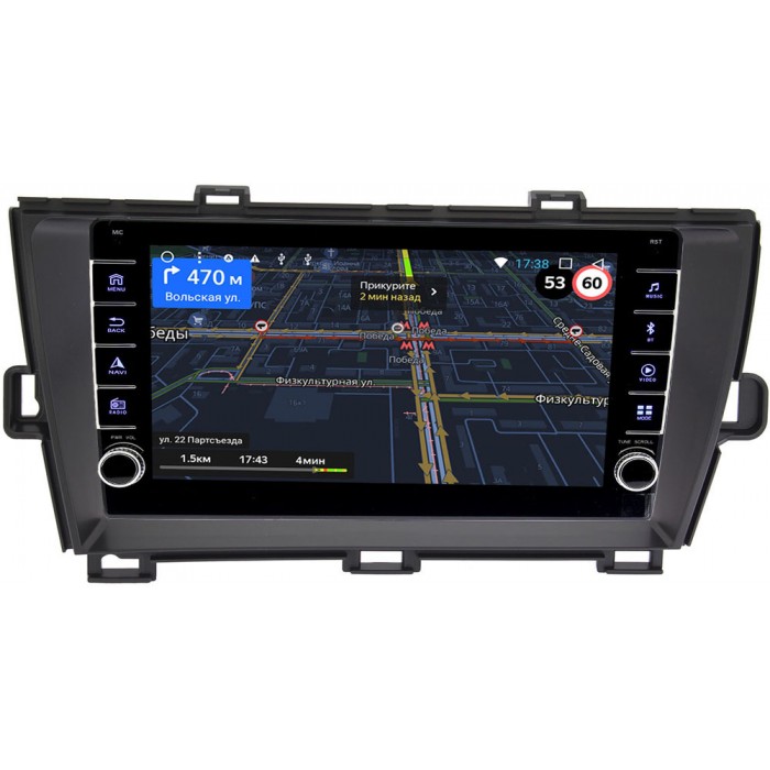 Штатная магнитола Toyota Prius III (XW30) 2009-2015 (правый руль) OEM BGT9-195 2/32 на Android 10