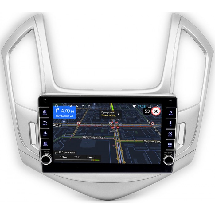 Штатная магнитола Chevrolet Cruze I 2012-2015 (серебро) OEM BRK9-242 1/16 на Android 10