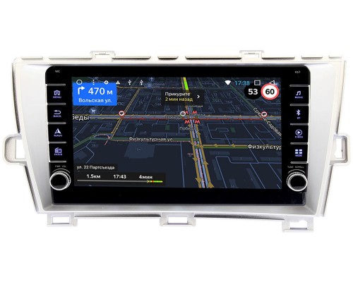 Toyota Prius III (XW30) 2009-2015 (левый руль) серебро OEM BGT9-9211 2/32 на Android 10