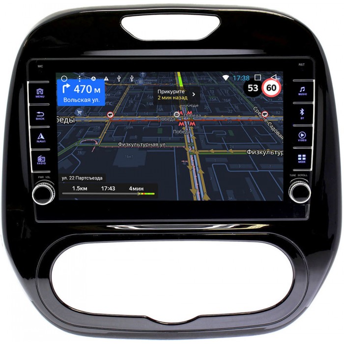 Штатная магнитола Renault Kaptur 2016-2021 (печка) OEM BRK9-9323 1/16 на Android 10