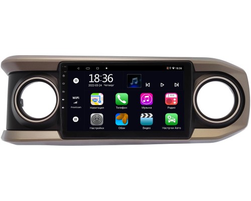 Toyota Tacoma III 2015-2022 (черная) OEM MT10-TO504T 2/32 на Android 10 CarPlay