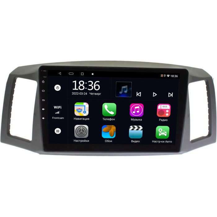 Штатная магнитола OEM MX10-1193 для Jeep Grand Cherokee III (WK) 2004-2007 (руль слева) на Android 10 CarPlay