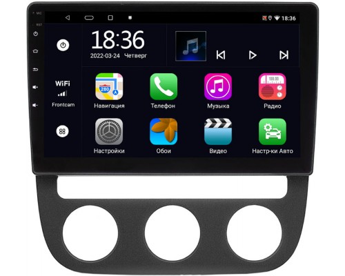 Volkswagen Jetta 2005-2011 (с климат-контролем) OEM MT10-1308 2/32 на Android 10 CarPlay