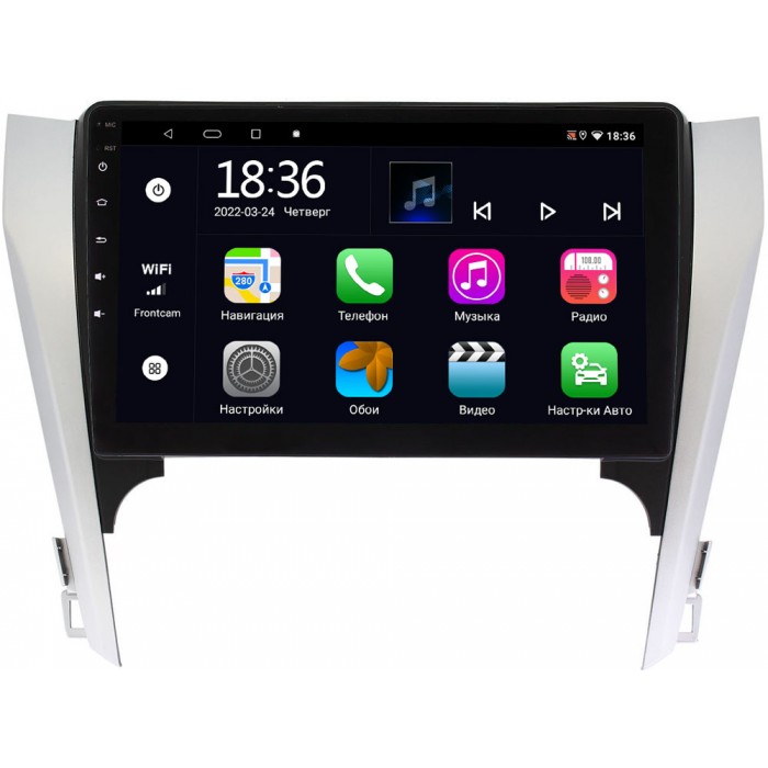 Штатная магнитола OEM MX10-169-1 для Toyota Camry XV50 2011-2014 4/64 на Android 10 CarPlay (для авто с камерой, JBL)