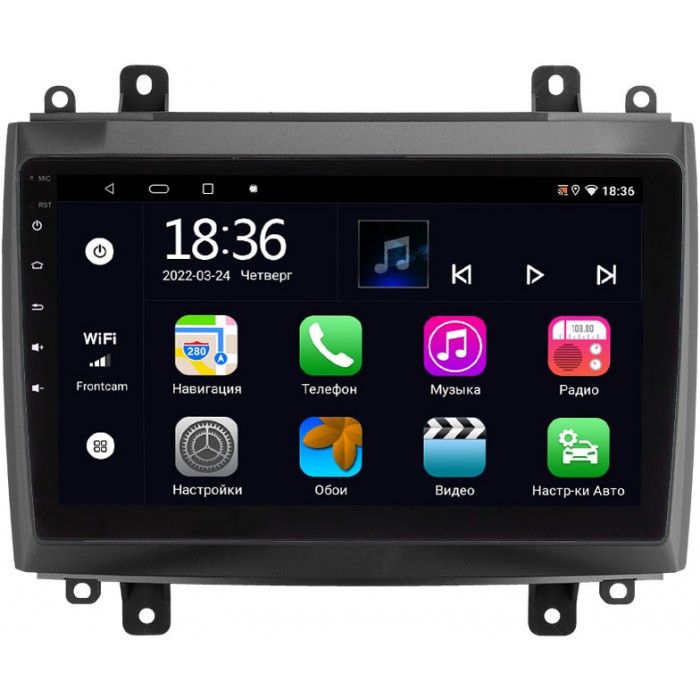 Штатная магнитола OEM MX10-3528 для Cadillac CTS, SRX 2003-2009 на Android 10 CarPlay