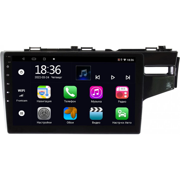 Штатная магнитола OEM MT10-508 для Honda Fit III 2013-2021 (правый руль) на Android 10 CarPlay