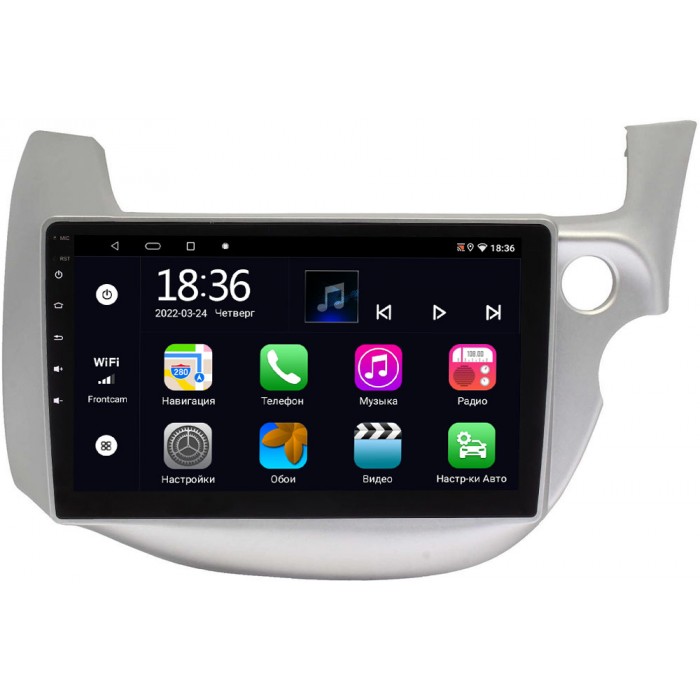 Штатная магнитола Honda Fit II 2008-2014 (светло-серая) OEM MT10-671 2/32 на Android 10 CarPlay