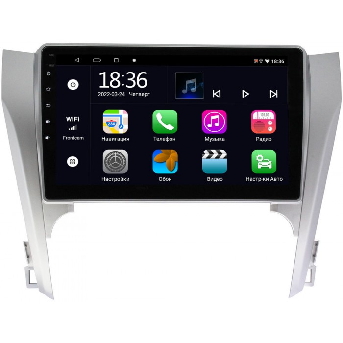 Штатная магнитола OEM MX10-1003 для Toyota Camry XV50 2011-2014 4/64 на Android 10 CarPlay (для авто с камерой, JBL)