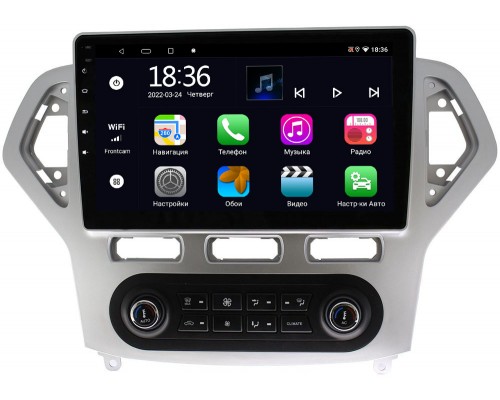 Ford Mondeo IV 2007-2010 (серебро) OEM MT10-1016 для авто с Blaupunkt 2/32 на Android 10 CarPlay