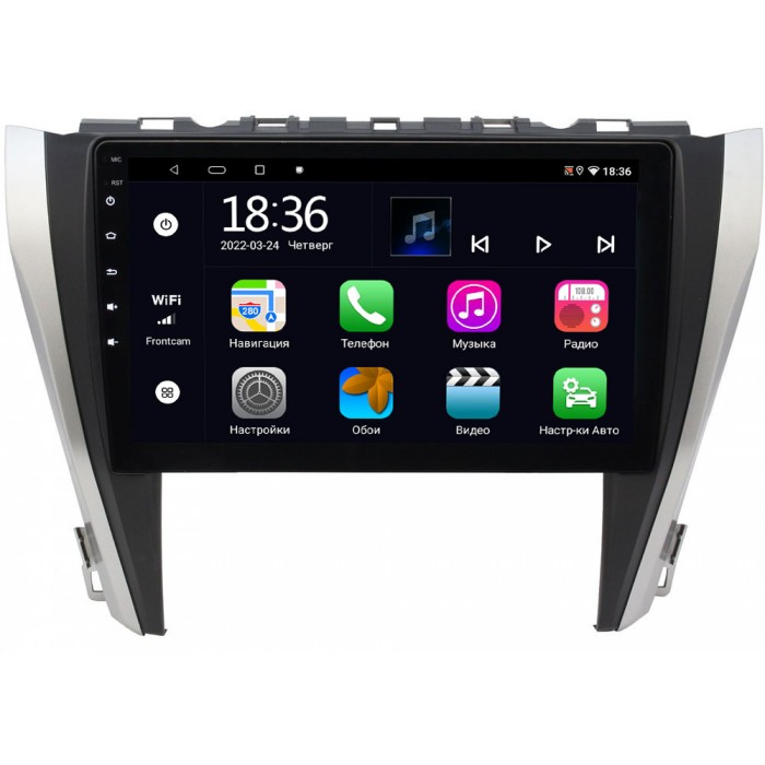 Штатная магнитола OEM MX10-1027 для Toyota Camry XV55 2014-2018 4/64 на Android 10 CarPlay (для авто с камерой, JBL)