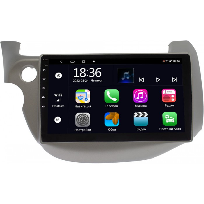 Штатная магнитола Honda Jazz II 2008-2014 (левый руль) OEM MX10-1067 4/64 на Android 10 CarPlay